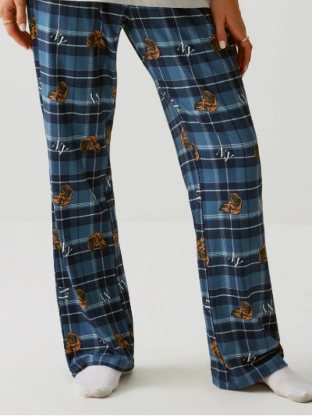 🌸4/$50🌸  NY Yankees Plaid Pajama Pants Size L | MLB Licensed Lounge PJ Bottoms